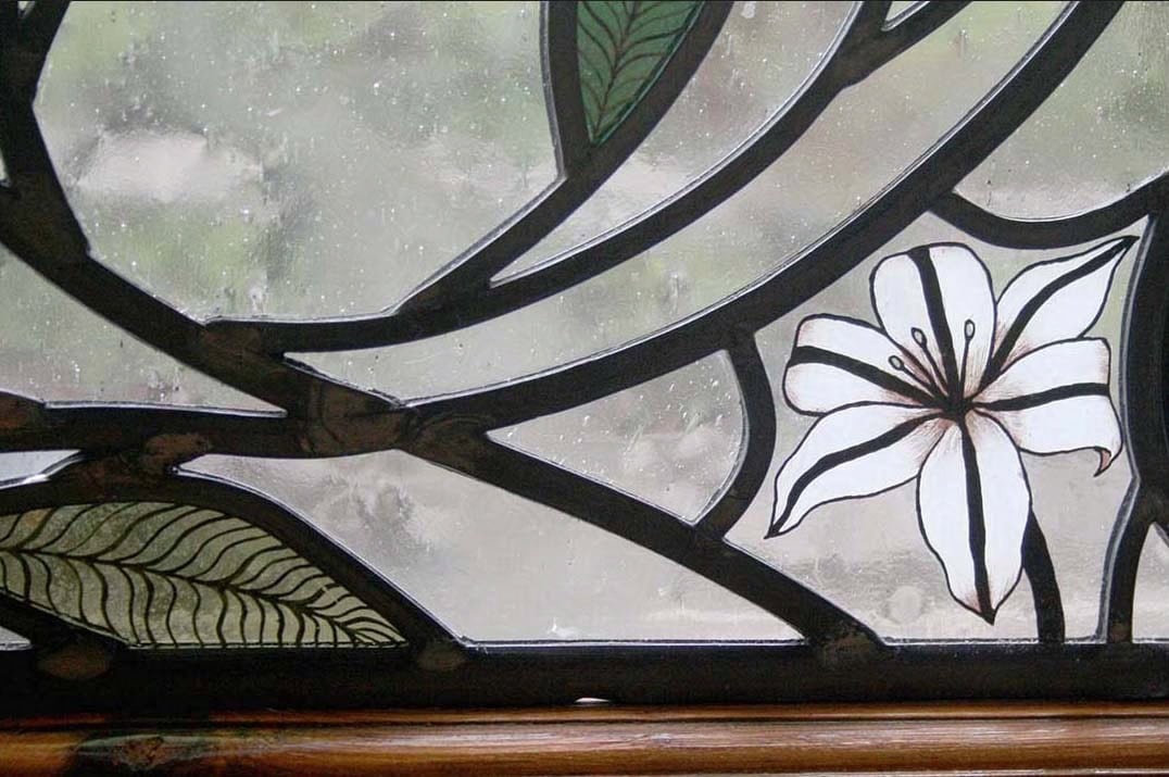 Botanical - Transom Panel Detail